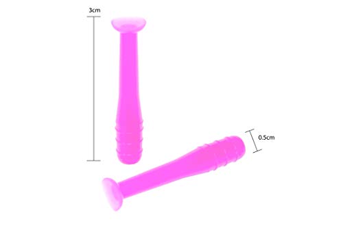 Eye See Hard Contact Lens Remover RGP Plunger - Allows for Easy Removal - Box of 5 - Pink - Thumbnail 3