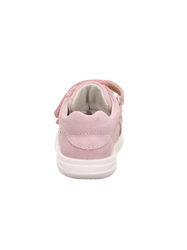 Baskets étroites rose Superfit Lilo pour l'école