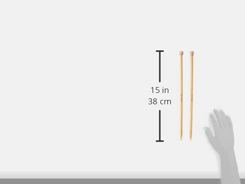 2 Aiguilles Tricot Bambou - Déclic Mercerie