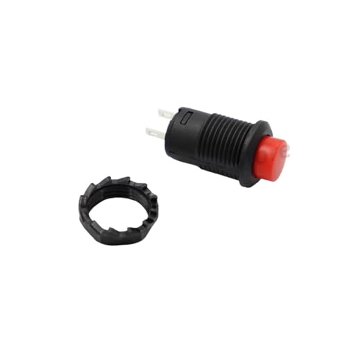 Red Self-Locking Pushbutton Switch DS228 12mm Red Self-Locking Pushbutton Switch DS228 12mm