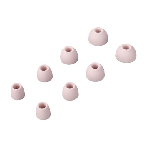 NIHENHAO Lot de 4 paires d'embouts de rechange pour écouteurs Rose