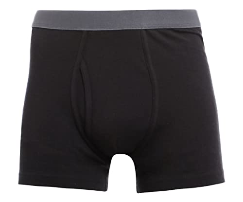 Mens Underwear Boxer Brief | Cotton Rich, Ultra Soft, Breathable | Fly Opening Design | 4/8-pack (Made in Egypt)2