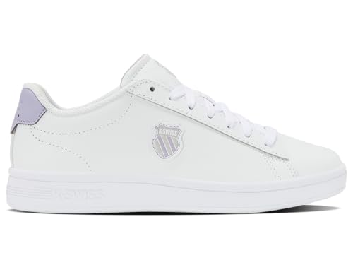 K-Swiss Damen Court Shield II Sneaker, White, 39 EU