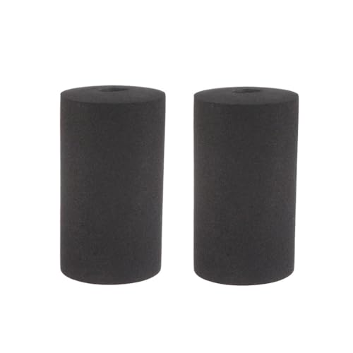 Black Foam Rollers para reemplazo para máquina de curl de piernas, 2 piezas de almohadillas para pie para equipo de gimnasio en casa y tablas de inversión, compatible con tubos de 22-25 mm miniatura 1