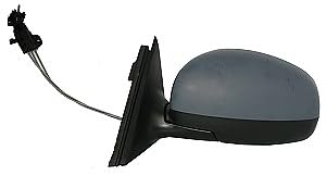 ABAKUS 3503M01 Rétroviseur extérieur asphérique Ajustage par câble gauche Compatible avec SKODA Fabia II 3/5 portes 542 Fabia II Combi 545
