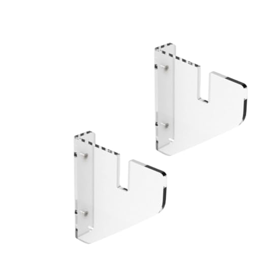 SUPVOX Présentoir À Skateboard - Lot De 2 Supports en Acrylique pour Skateboard Étagère Murale pour Skateboard Support pour Skateboard