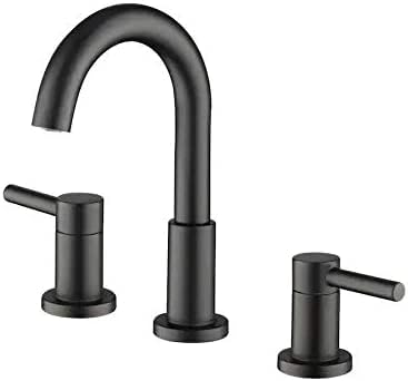 allen + roth Harlow Brushed Nickel Pvd 2-Handle Widespread WaterSense Bathroom Sink Faucet with...