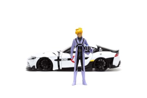 Jada Robotech 1:24 Toyota Supra Die-cast con Figura Roy Focker miniatura 4