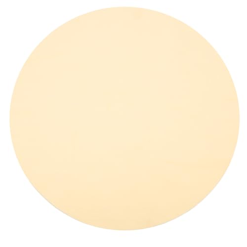 EXCEART Pottery Tools Blanking Padding - Yellow Round Clay Throwing Cloth 31.5 CM Easy Maintenance for DIY Pottery Crafting