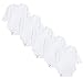 TupTam Baby Unisex Langarm Wickelbody Print / Uni 5er Pack, Farbe: Weiß, Größe: 74