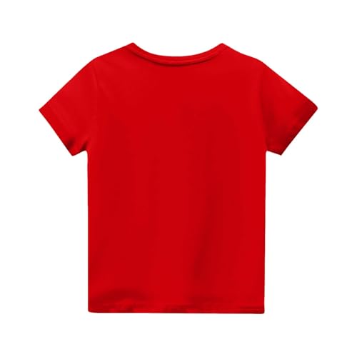 Toddler Kids Back to School Shirt Youth Boys Girls First Day of Preschool Tshirts Children Cute (b-Red, 4-5 Years)2