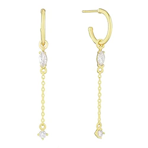 Boucles d'oreilles semi-cercle en zircon : le cadeau parfait pour elle