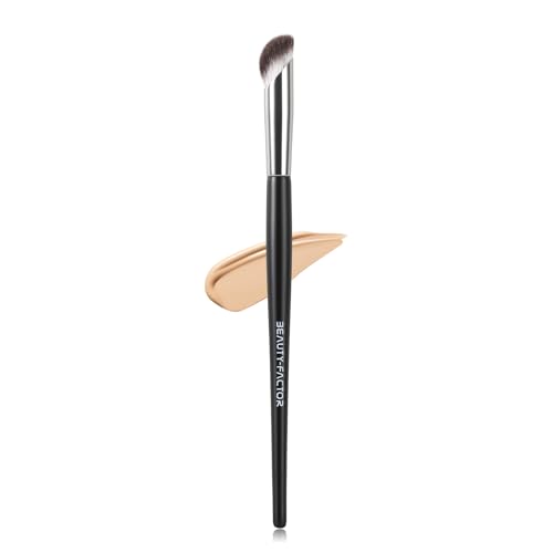 Concealer Brush for Flawless Coverage - Dense Synthetic Bristles for Liquid, Cream, and Stick Concealers - Ergonomic Design for Targeted Blending of Blemishes, Dark Circles, and Imperfections