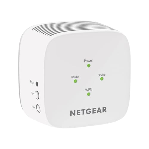 NETGEAR WiFi Extender Booster EX3110 | Dual Band Wifi Extender | Internet Booster | Works with any Wifi Router | Easy Setup UK Plug