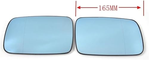 Verre de rétroviseur grand angle bleu pour une visibilité BMW E46 E65