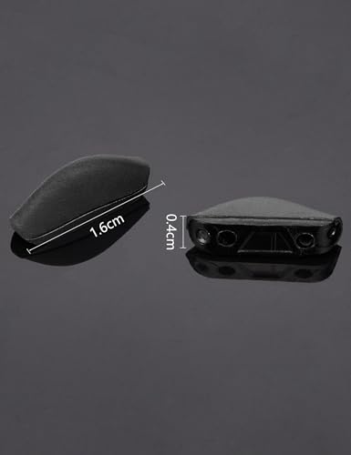 Image of Black Replacement Nose Pads Pieces for Oakley Badman OO6020
