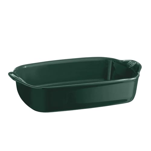 Emile Henry The Right Dish - Plato para hornear individual (8,7 x 5,5), diseño de cedro