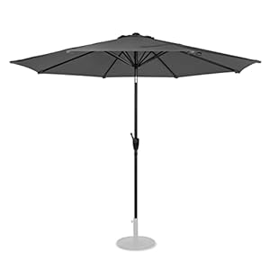 VONROC Parasol, kantelbaar, rond, Ø 3 m