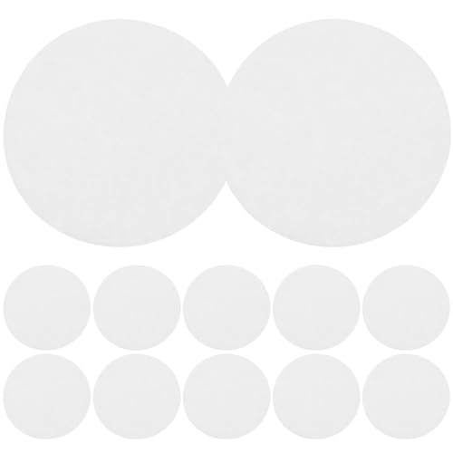 HEALEEP Filtros de Papel para Café Espresso Italiano, 100 Unidades, Redondos de 58 Mm, Papel Seguro para Cafetera Italiana, Filtro Desechable para Extracción Uniforme y Uso Doméstico