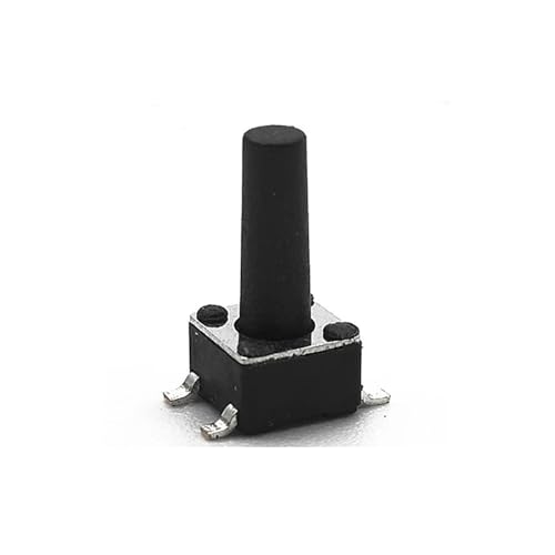 Pulsador tactil 12V SMT 4.5x4.5 mecanica precisa y larga vida util H 9.5mm