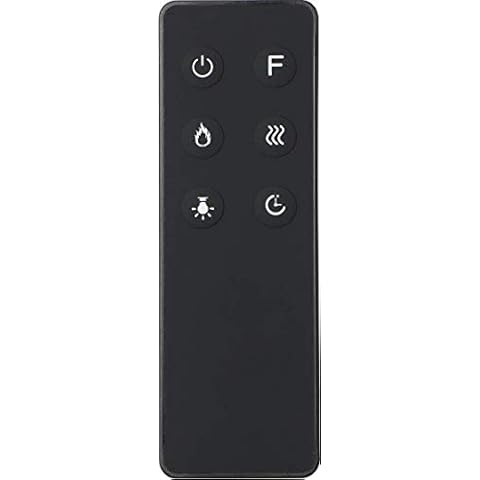 Electric Fireplace Remote Controller (Black) Cover