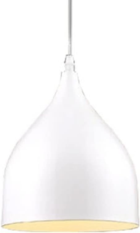 Luminaires suspendus minimalistes en fer blanc, lustre de plafond industriel E27
