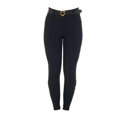 Equestro High Waist Knee Grip Fleece Lining Woman Riding Pants 42