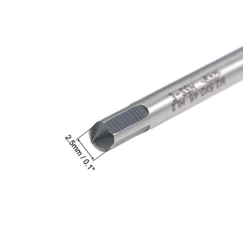 Uxcell A20010400UX0065 M2.5 X 0.45 Spiral Flute Thread Tap thumb #3