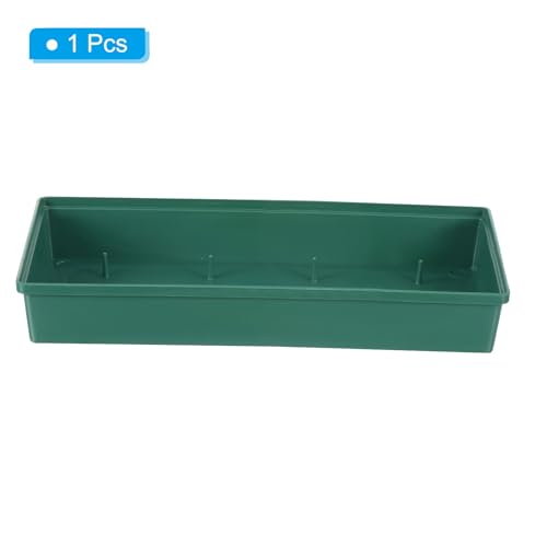 PATIKIL Plastic Design Bowl, 11" Flower Arrangement Base for Centerpiece Decorating Green - Image 3