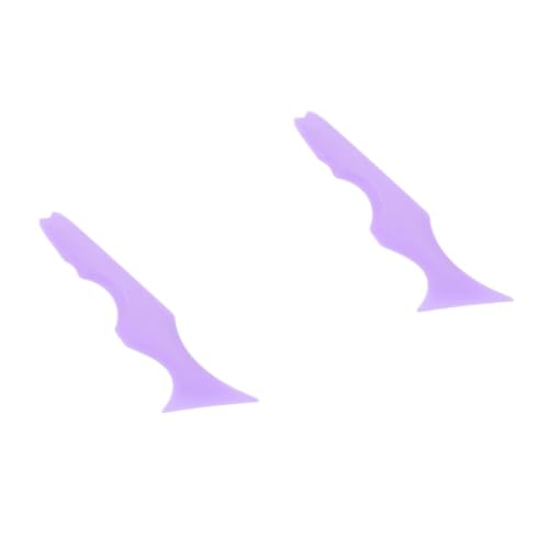 SOESFOUFU 2pcs Lipstick Makeup Tool Silicone Eyeliner Aid Multipurpose Makeup Applicator Eyeliner Stencils Perfect Present