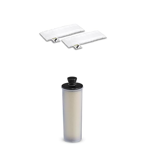 Image of Karcher SC 3 Bundle - Microfiber Floor Pads 2 Pack and 1 Decalcification Cartridge - Replacement Part - Steam Cleaners Accessories