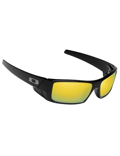 Image of Alphax Polarized Replacement Lenses for Oakley Gascan OO9014 60mm Sunglasses | Glare Reduction | Precision Cutting