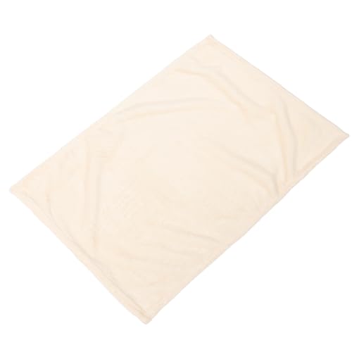 HOMOCONO Manta Cómoda para Cachorros y Manta de Jaula Cálida y Gruesa de Forro Coral, Tamaño Rectangular, Estilo Simple para Camas de Mascotas y Sofás en Otoño E Invierno para Perros