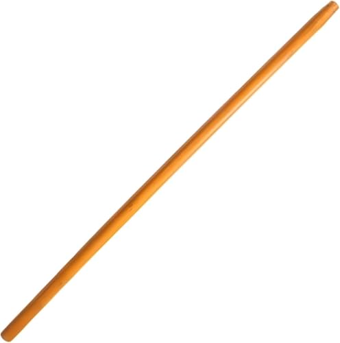 WY8 Replacement Shovel Handle 120cm Solid Wood 3.5cm Diameter Universal Wooden Shaft for Shovel Spade Fork Smooth Tapered End Durable Birch Construction Comfortable Grip