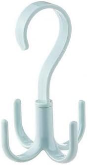 Ganchos giratorios que ahorran espacio, ganchos para colgar ropa, organizador de bolsas, zapatos, cinturón, bufanda, colgador de armario (azul) disponible en Yaxa Colombia