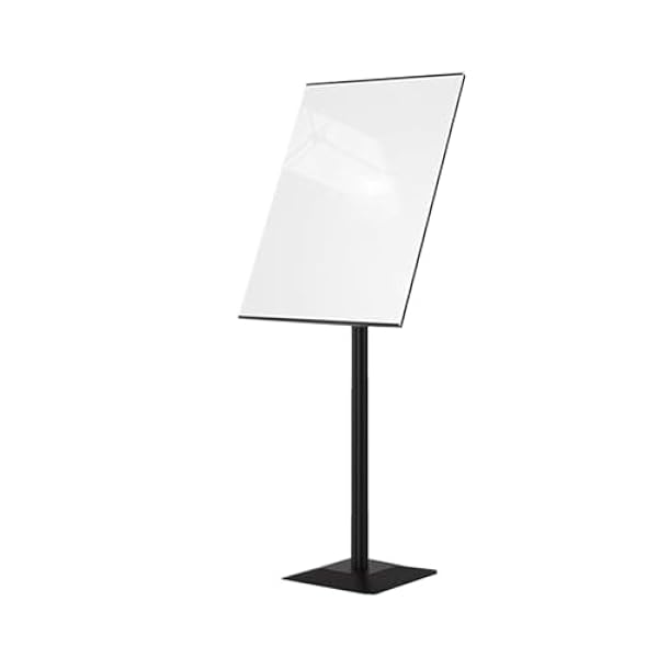 Bordstandaard Posterstandaard, zwaar uitgevoerd voetstuk Bordhouder Vloerstandaard, aluminium frame vloerstaand 50 * 70 cm A