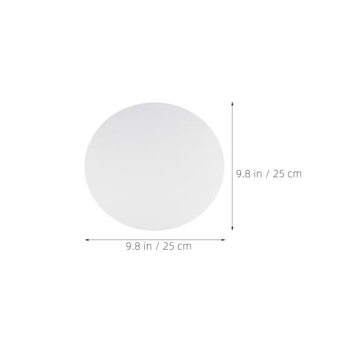 5 lienzos redondos de algodón de 25 cm para pintura acrílica y óleo 3