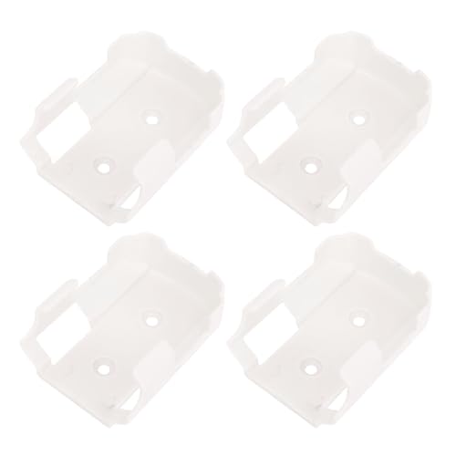 Generic Suporte de Montagem Em Parede Com Controle Remoto para Ar Condicionado, Economize Espaço AUX para YKR F 001 YKR F 006 F 09R F 06 F 09E F 010, Material ABS, Organizador de Parede 4 Unidades