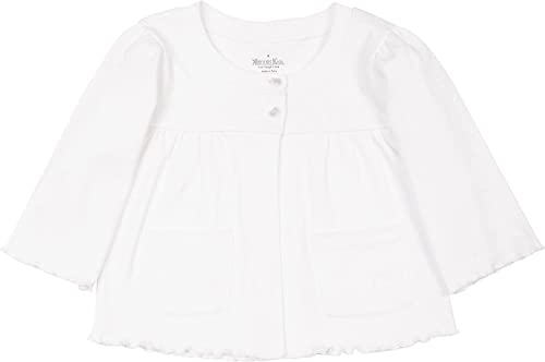 Kidsy Toddler Girls Fashion Cardigan – Round Neck, Button Down Closure