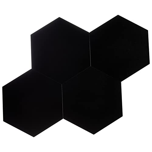 Avant Decor | Peel And Stick Kitchen Backsplash Tiles | Stone Composite Large Hexagon Tile | Stick On Wall Tiles | Easy Diy Install | 5” X 5” | Sample Tile #TOP21