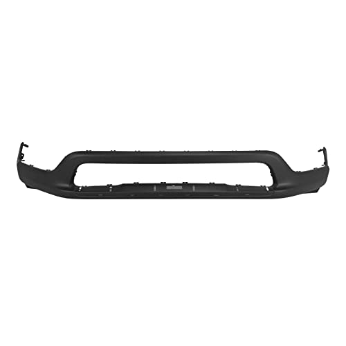BUMPERS THAT DELIVER - Textured, Black Front Lower Bumper Cover Fascia Compatible with 2017-2021 Jeep Compass w/Chrome Molding 17-21, CH1015132
