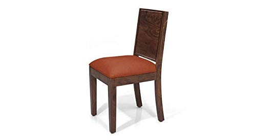 Image of Sheesham Teak Wood 4 Seater Round Dining Table with Chairs Set | Wooden 4 Seater Round Dining Table | 4 Seater Dining Table Set | Dining Room Set | Provincial Honey
