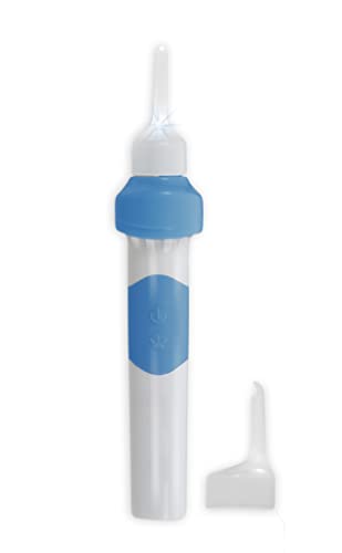 Wax Extract Ear Wax Remover | FSA or HSA Approved, with 2 Flexible Tips & Cleaning Brush | Safe, Effective Ear Wax Vacuum to Gently Remove Wax Buildup | Premium Ear Suction Vacuum for Adults & Kids