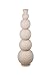 Produktbild Casablanca Deko Vase groß Bodenvase modern XL aus Eisen - Wohnzimmer Dekoration Vase für Pampasgras Blumen - Farbe: Beige - Grau Höhe 76 cm