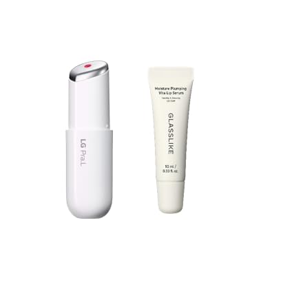 Healthy Lip Care Duo : Superform Galvanic Booster and GLASSLIKE Moisture Plumping Vita Lip Serum, 0.33 fl.oz