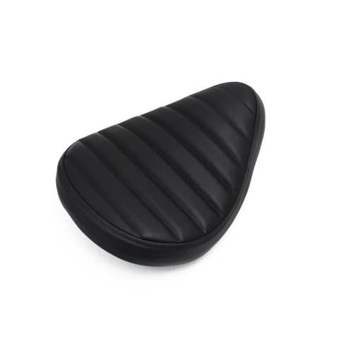Coussin de siège moto en cuir rétro plat universel pour pilote et passager