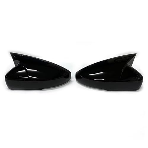 EBDFGHK Carcasas Espejo Coche Compatible con VW para Polo 2014 2015 2016 2017 2018 ABS Cubierta De Espejo Retrovisor Cowhorn Cubierta De Espejo Retrovisor Carcasa De Luz De Señal De Giro