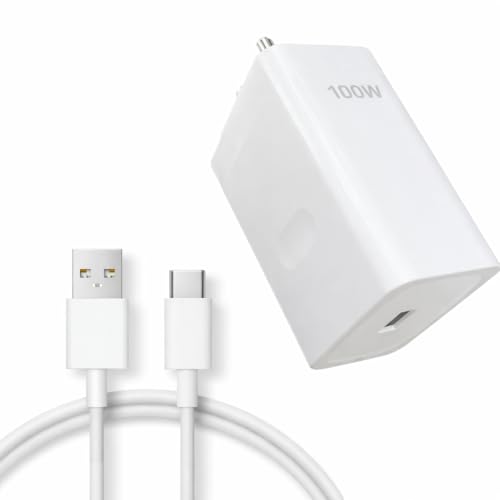 Image of 100W Charger Compatible with OPP-O F21 Pro Plusf 21 Pro Plus, OPP-O F21S F 21S, Oppo F22 F 22 OPP-O Find X4, OPP-O X4 Pro, OPP-O X5 Type-C USB, Yellow