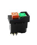 Table Saw Power Switch Fits for Craftsman& Hitachi Metabo &Ryobi,Replace CMXETAX69434502,371450,375819,089240028147(6-pin 18A 127V)