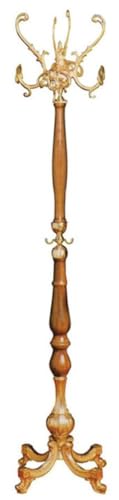 Casa Padrino Luxus Barock Garderobenständer Gold/Braun 45 x 45 x H. 175 cm...